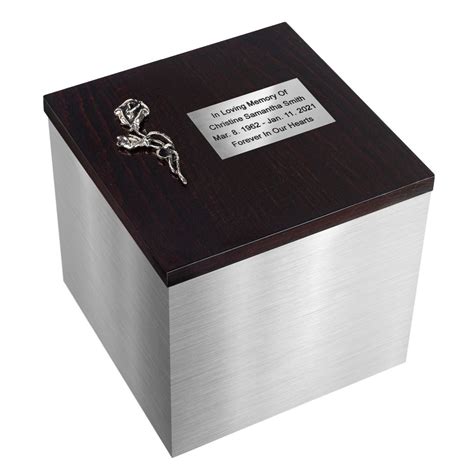 metal burial box|burial box for ashes.